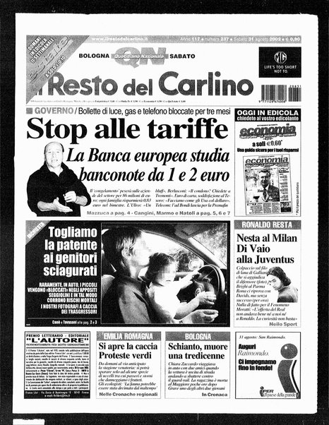 Il Resto del Carlino : giornale dell'Emilia